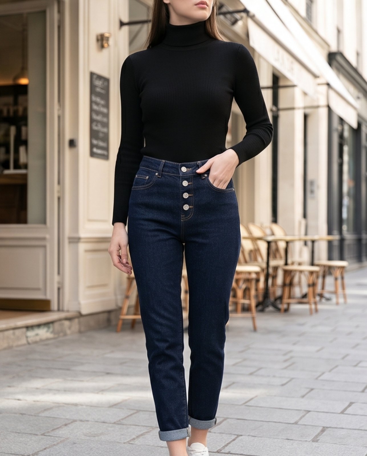 The denim look